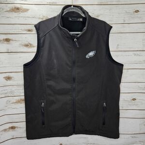 Dunbrooke NFL Philadelphia Eagles Softshell Full-Zip Vest Size XL